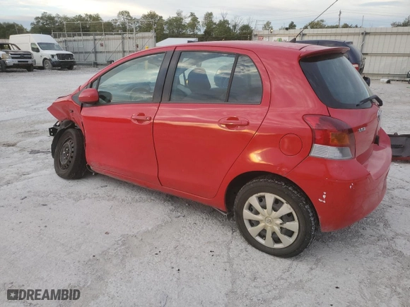 2009 Toyota Yaris with VIN JTDKT903995232885, listed as a Copart auction lot 71397904 with 112,804 mi miles and Salvage Title. Bid and sale history available at carsss.com. Image 2.