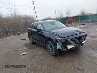 2021 Mazda CX-9 Touring with VIN JM3TCBCY4M0520362, listed as a IAAI auction lot 41193396 with 17,323 mi miles and . Bid and sale history available at DreamBid. Image 1.
