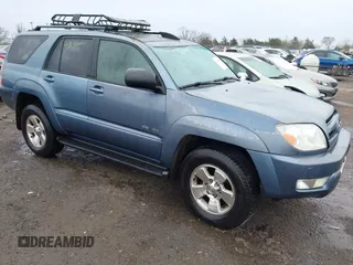 2004 Toyota 4Runner SR5 with VIN JTEBU14R248023777, listed as a IAAI auction lot 41850010 with 301,919 mi miles and . Bid and sale history available at DreamBid. Image 1.