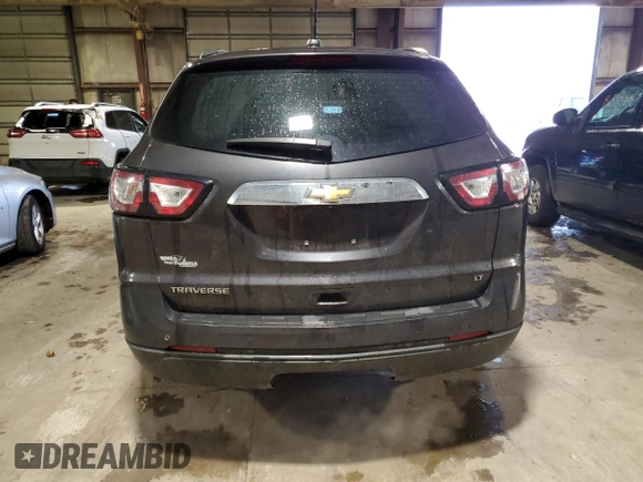 2017 Chevrolet Traverse LT with VIN 1GNKRGKD2HJ175189, listed as a Copart auction lot 87111054 with 127,673 mi miles and Salvage Title. Bid and sale history available at DreamBid. Image 6.