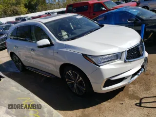 2020 Acura MDX Sport Hybrid w/Technology Pkg with VIN 5J8YD7H59LL001135, listed as a Copart auction lot 70779083 with 48,347 mi miles and Salvage Title. Bid and sale history available at carsss.com. Image 4.