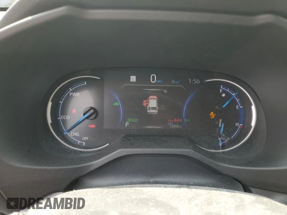 2023 Toyota RAV4 Hybrid XLE with VIN 4T3RWRFV5PU104535, listed as a Copart auction lot 60043745 with 13,886 mi miles and Salvage title. Bid and sale history available at DreamBid. Image 9.