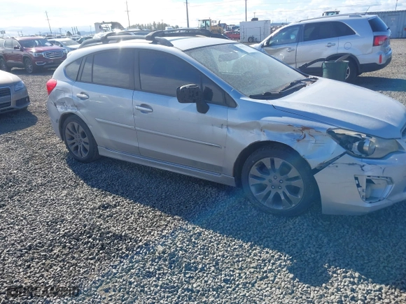 2013 Subaru Impreza Wagon 2.0i Sport Premium with VIN JF1GPAL62D2808219, listed as a IAAI auction lot 40585111 with 97,653 mi miles. Bid and sale history available at carsss.com. Image 6.