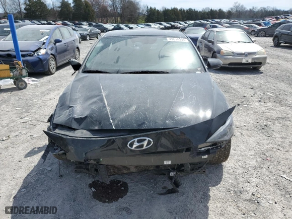 2023 Hyundai Elantra N with VIN KMHLW4AK9PU014867, listed as a Copart auction lot 49674295 with 46,886 mi miles and Salvage Title. Bid and sale history available at carsss.com. Image 5.