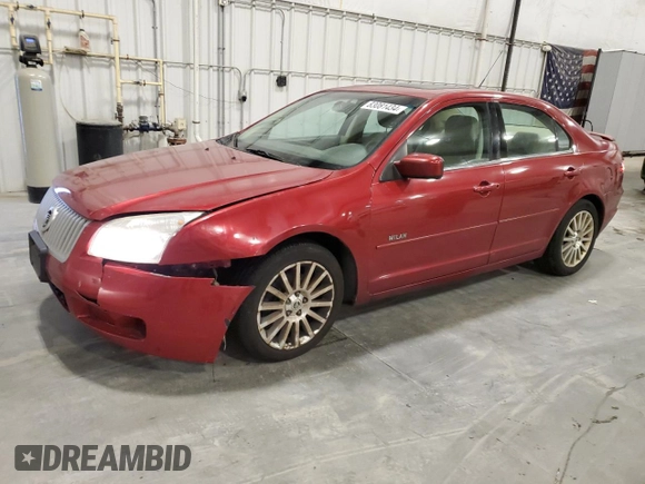 2007 Mercury Milan Premier z VIN 3MEHM02147R637477, wystawiony jako Copart lot #83081434 z przebiegiem 105 531 mil mil oraz Szkoda całkowita • Salvage title. Historia ofert i sprzedaży dostępna na DreamBid. Obrazek 1.