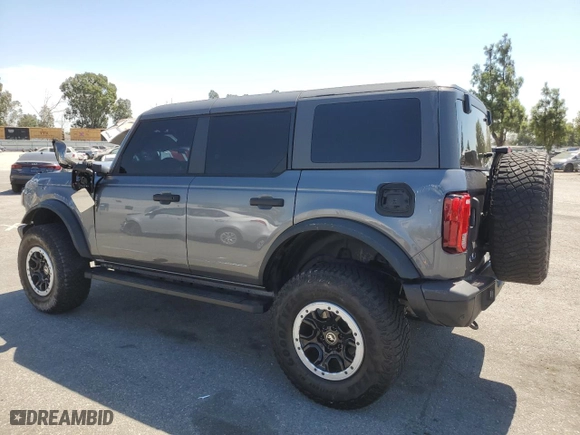 2023 Ford Bronco with VIN 1FMDE5BH2PLB76569, listed as a Copart auction lot 70413984 with 11,946 mi miles and Salvage Title. Bid and sale history available at carsss.com. Image 2.