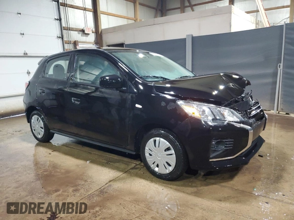 2024 Mitsubishi Mirage ES with VIN ML32AUHJ2RH011352, listed as a Copart auction lot 61589915 with 14,258 mi miles and Clean title. Bid and sale history available at DreamBid. Image 4.