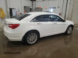 2012 Chrysler 200 Limited with VIN 1C3CCBCG5CN264108, listed as a Copart auction lot 55779105 with 131,300 mi miles and Clean Title. Bid and sale history available at DreamBid. Image 3.