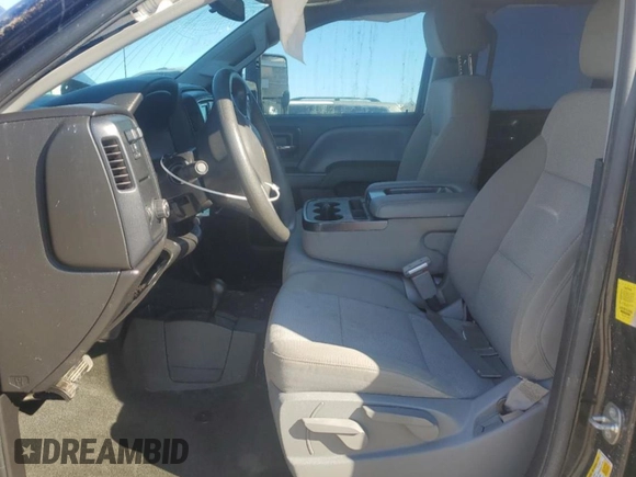 2015 Chevrolet Silverado 1500 LS with VIN 1GCVKPEC0FZ385110, listed as a Copart auction lot 46458175 with 104,031 mi miles and Salvage Title. Bid and sale history available at DreamBid. Image 7.