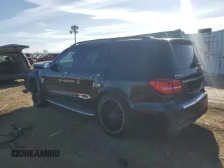 2017 Mercedes-Benz GLS with VIN 4JGDF7FE2HA760279, listed as a Copart auction lot 44255265 with 66,803 mi miles and Salvage Title. Bid and sale history available at carsss.com. Image 2.
