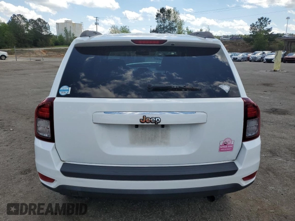 2014 Jeep Compass Sport with VIN 1C4NJCBA5ED844934, listed as a Copart auction lot 52774945 with 148,897 mi miles and Salvage Title. Bid and sale history available at carsss.com. Image 6.