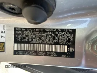 2017 Toyota Prius Plus с VIN JTDKARFP1H3005961, выставлен на аукционе Copart как лот 62180305 с пробегом 143 492 миль миль и Списание • Salvage title. История ставок и продаж доступна на DreamBid. Изображение 10.