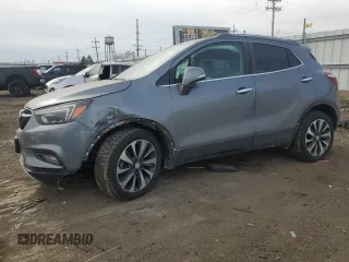2019 Buick Encore Essence with VIN KL4CJGSM1KB850045, listed as a Copart auction lot 42984855 with 75,690 mi miles and Salvage Title. Bid and sale history available at carsss.com. Image 1.