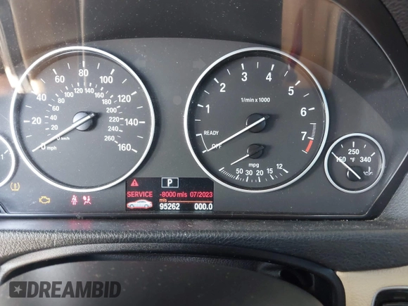 2013 BMW 3 Series 320i with VIN WBA3B1C54DK129838, listed as a IAAI auction lot 42752788 with 95,262 mi miles and . Bid and sale history available at DreamBid. Image 7.