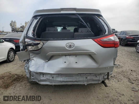 2020 Toyota Sienna LE Auto Access Seat with VIN 5TDKZ3DC4LS061907, listed as a Copart auction lot 50261305 with 80,784 mi miles and Salvage Title. Bid and sale history available at carsss.com. Image 6.