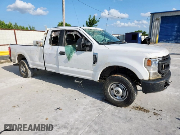 2020 Ford F-250 XL with VIN 1FT7X2B69LEC63957, listed as a Copart auction lot 60332945 with Not provided miles and Salvage title. Bid and sale history available at DreamBid. Image 4.