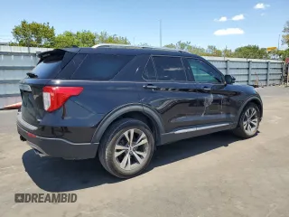 2020 Ford Explorer Platinum z VIN 1FM5K8HC5LGA11113, wystawiony jako Copart lot #57035265 z przebiegiem 52 232 mil mil oraz Szkoda całkowita • Salvage title. Historia ofert i sprzedaży dostępna na DreamBid. Obrazek 3.