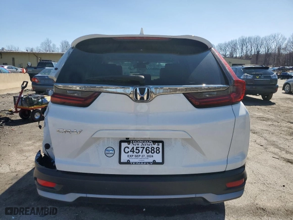 2021 Honda CR-V EX with VIN 5J6RW1H52MA000930, listed as a Copart auction lot 51062545 with 10,903 mi miles and Salvage Title. Bid and sale history available at carsss.com. Image 6.