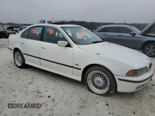 1997 BMW 5 Series 528i with VIN WBADD5321VBV51708, listed as a Copart auction lot 86942384 with 0 mi miles and Salvage Title. Bid and sale history available at carsss.com. Image 4.
