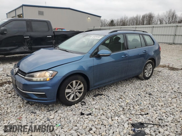 2019 Volkswagen Golf S z VIN 3VWY57AU5KM511344, wystawiony jako Copart lot #82829154 z przebiegiem 94 081 mil mil oraz Czysty tytuł • Clean title. Historia ofert i sprzedaży dostępna na DreamBid. Obrazek 1.
