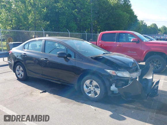 2013 Honda Civic LX z VIN 2HGFB2F5XDH537125, wystawiony jako IAAI lot #42149823 z przebiegiem 166 321 mil mil oraz . Historia ofert i sprzedaży dostępna na DreamBid. Obrazek 1.