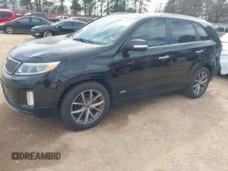 2014 Kia Sorento SX Limited with VIN 5XYKWDA77EG471803, listed as a IAAI auction lot 41682414 with 156,220 mi miles. Bid and sale history available at carsss.com. Image 2.