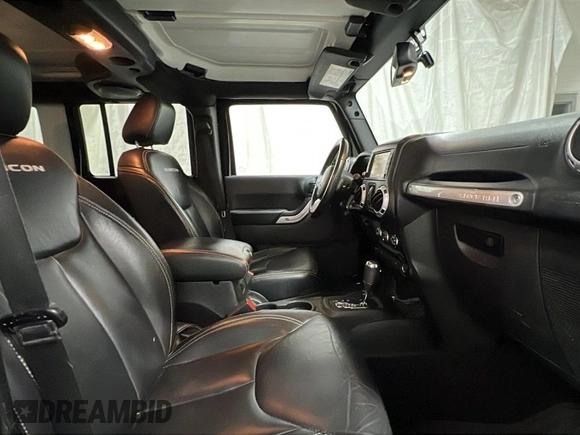 2014 Jeep Wrangler Unlimited Rubicon X with VIN 1C4HJWFG2EL312737, listed as a Copart auction lot 56547735 with 121,477 mi miles and Clean title. Bid and sale history available at DreamBid. Image 5.