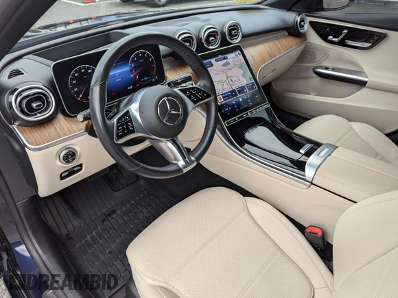 2022 Mercedes-Benz C 300 with VIN W1KAF4HB8NR047902, listed as a Copart auction lot 44845005 with 57,538 mi miles and Clean Title. Bid and sale history available at DreamBid. Image 9.