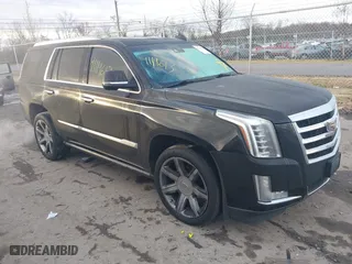 2016 Cadillac Escalade Premium Collection with VIN 1GYS4CKJ5GR374723, listed as a IAAI auction lot 41119613 with 123,499 mi miles. Bid and sale history available at carsss.com. Image 1.