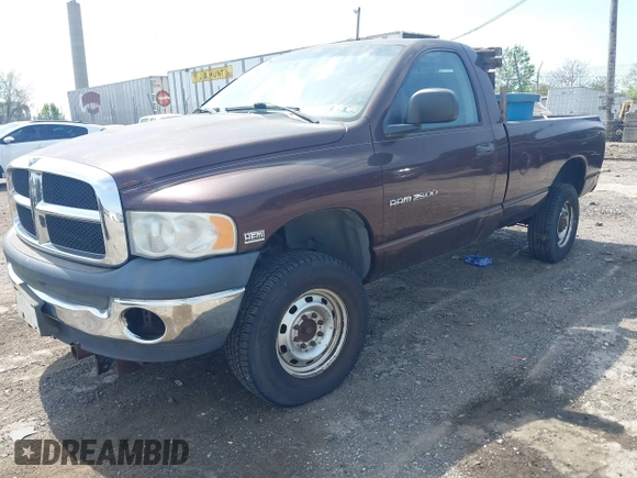 2005 Dodge 2500 ST with VIN 3D7KS26D25G833235, listed as a IAAI auction lot 42170077 with 164,000 mi miles. Bid and sale history available at carsss.com. Image 17.