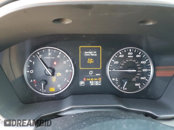 2023 Subaru Outback Limited with VIN 4S4BTANC2P3117043, listed as a Copart auction lot 61026805 with 38,190 mi miles and Salvage title. Bid and sale history available at DreamBid. Image 9.