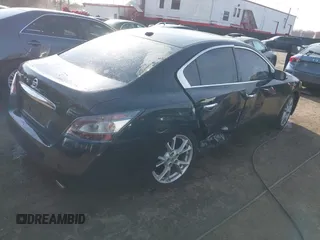 2014 Nissan Maxima S with VIN 1N4AA5APXEC487441, listed as a IAAI auction lot 40865155 with 153,495 mi miles and . Bid and sale history available at DreamBid. Image 4.