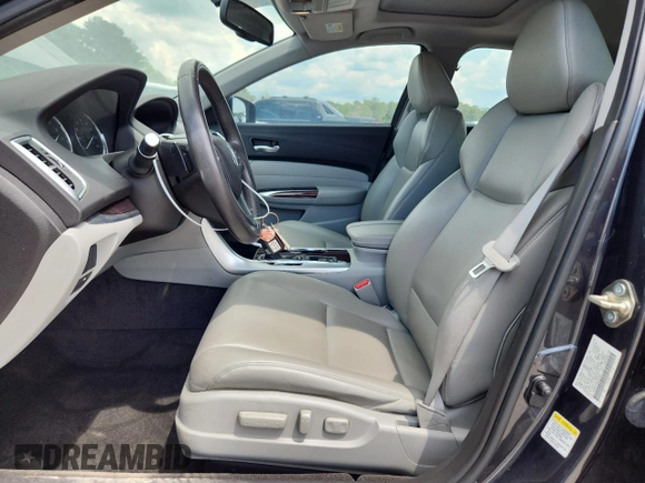 2016 Acura TLX with VIN 19UUB1F39GA006985, listed as a Copart auction lot 64071715 with 144,251 mi miles and Salvage title. Bid and sale history available at DreamBid. Image 7.