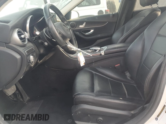 2016 Mercedes-Benz C 300 with VIN 55SWF4JB4GU172185, listed as a Copart auction lot 63488195 with 97,589 mi miles and Salvage title. Bid and sale history available at DreamBid. Image 7.