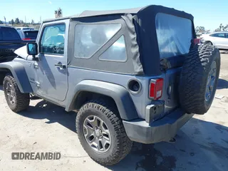 2016 Jeep Wrangler Sport with VIN 1C4AJWAG8GL151872, listed as a IAAI auction lot 41749717 with 118,845 mi miles and . Bid and sale history available at carsss.com. Image 3.