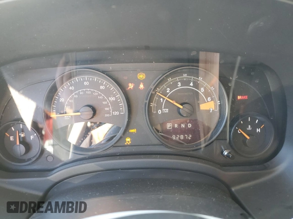 2016 Jeep Compass Sport with VIN 1C4NJDBB0GD713069, listed as a Copart auction lot 80003774 with 92,872 mi miles and Salvage title. Bid and sale history available at DreamBid. Image 9.
