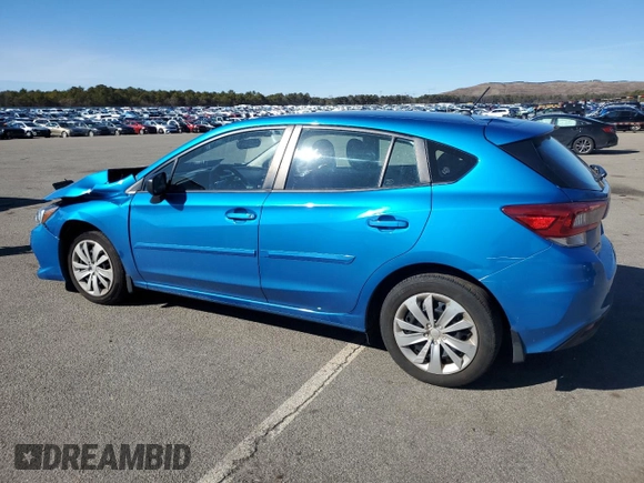 2022 Subaru Impreza with VIN 4S3GTAB66N3707249, listed as a Copart auction lot 47092315 with 34,792 mi miles and Non repairable. Bid and sale history available at DreamBid. Image 2.
