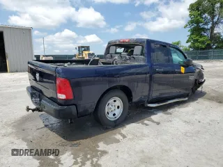 2019 Ram 1500 Tradesman with VIN 1C6RR6FG6KS574296, listed as a Copart auction lot 61586525 with 67,544 mi miles and Salvage title. Bid and sale history available at DreamBid. Image 3.