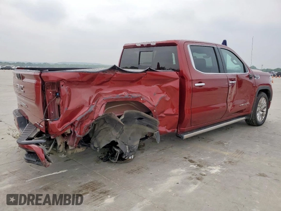 2020 GMC Sierra 1500 Denali z VIN 1GTU9FEL3LZ194035, wystawiony jako Copart lot #57321105 z przebiegiem 52 469 mil mil oraz Szkoda całkowita • Salvage title. Historia ofert i sprzedaży dostępna na DreamBid. Obrazek 3.