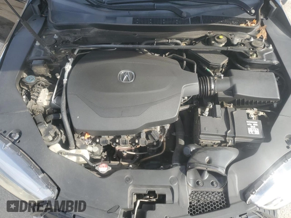 2018 Acura TLX Advance with VIN 19UUB3F72JA004095, listed as a Copart auction lot 45872825 with 101,214 mi miles and Salvage title. Bid and sale history available at DreamBid. Image 13.
