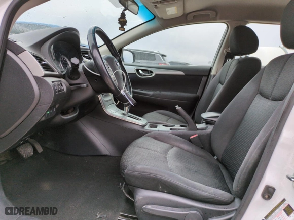 2013 Nissan Sentra SV with VIN 3N1AB7AP6DL690173, listed as a Copart auction lot 50969755 with 114,304 mi miles and Salvage Title. Bid and sale history available at carsss.com. Image 7.