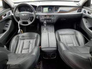 2017 Genesis G80 3.8L with VIN KMHGN4JE7HU171491, listed as a Copart auction lot 72650834 with 113,210 mi miles and Salvage Title. Bid and sale history available at carsss.com. Image 8.