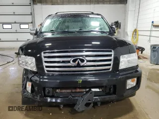 2007 Infiniti QX56 with VIN 5N3AA08C97N800618, listed as a Copart auction lot 89098995 with 170,047 mi miles and Salvage Title. Bid and sale history available at carsss.com. Image 5.