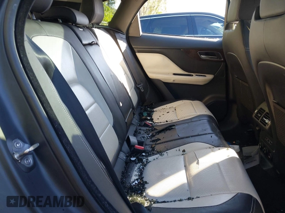 2018 Jaguar F-Pace with VIN SADCL2FN4JA260498, listed as a IAAI auction lot 41130261 with 128,313 mi miles and . Bid and sale history available at DreamBid. Image 8.
