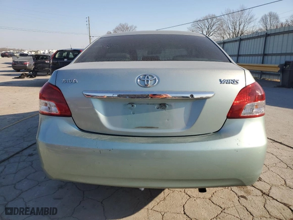 2009 Toyota Yaris with VIN JTDBT903791350067, listed as a Copart auction lot 48778085 with 136,202 mi miles and Salvage Title. Bid and sale history available at carsss.com. Image 6.