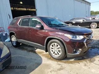 2020 Chevrolet Traverse LT Cloth with VIN 1GNEVGKW7LJ190290, listed as a Copart auction lot 69182974 with 33,801 mi miles and Salvage Title. Bid and sale history available at carsss.com. Image 4.