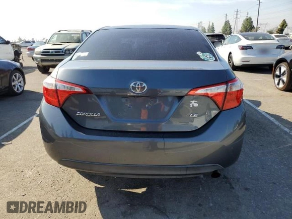 2016 Toyota Corolla L with VIN 5YFBURHE6GP393018, listed as a Copart auction lot 56256975 with 134,957 mi miles and Salvage Title. Bid and sale history available at DreamBid. Image 6.