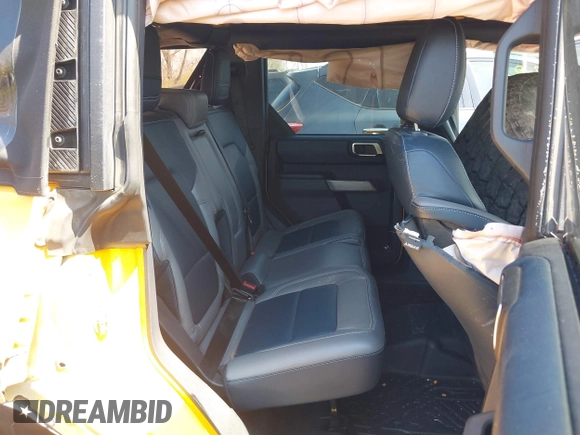 2021 Ford Bronco with VIN 1FMDE5BH7MLA95966, listed as a IAAI auction lot 39078717 with 44,858 mi miles and . Bid and sale history available at DreamBid. Image 8.