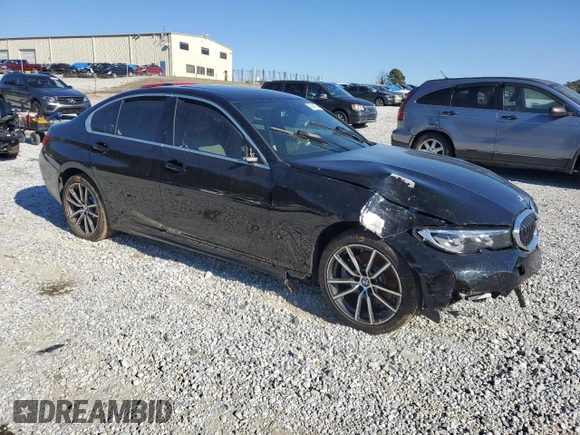 2019 BMW 3 Series 330i with VIN WBA5R1C50KAK10701, listed as a Copart auction lot 83441694 with 69,076 mi miles and Salvage Title. Bid and sale history available at carsss.com. Image 4.