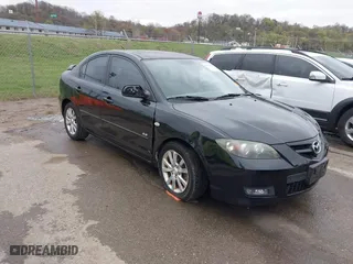 2007 Mazda Mazda3 s Touring with VIN JM1BK323571640804, listed as a IAAI auction lot 41913603 with 134,147 mi miles. Bid and sale history available at carsss.com. Image 1.